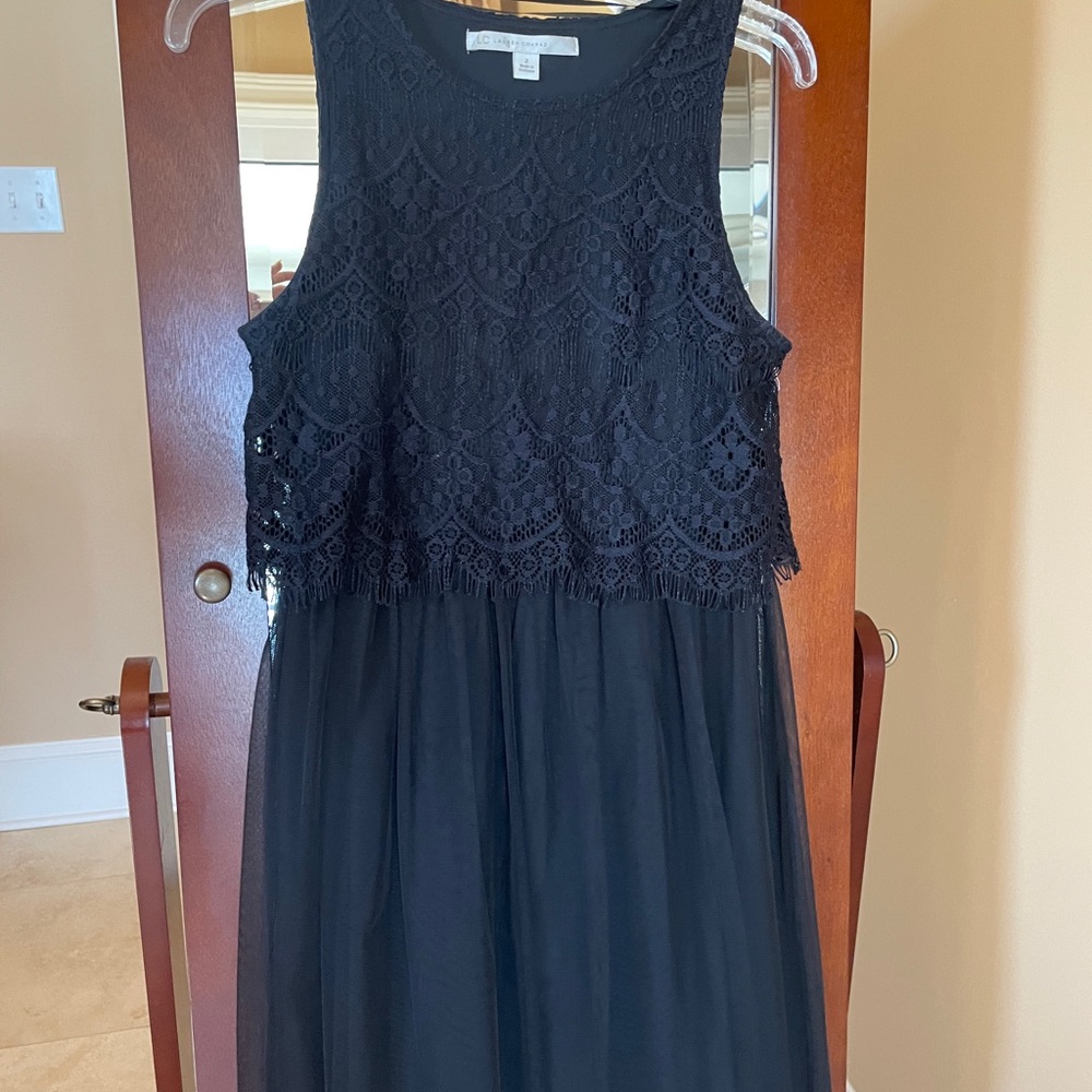 Lauren Conrad Black Lace Dress Size 2